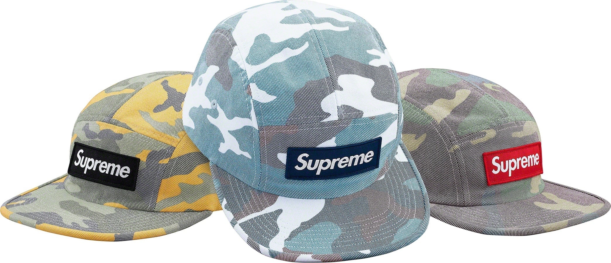 Washed Out Camo Camp Cap